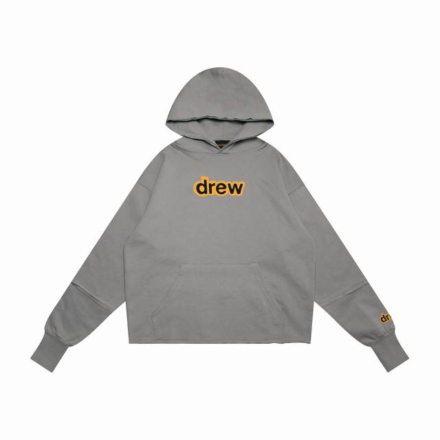 Drewhouse- Aaaaa品质 Drewhouse贾斯汀比伯justin Bieber同款卫衣 展示颜色 灰色 -特点 面料 印花 版型 细节市面最佳 -